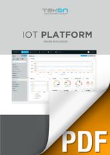 IOT platform. Online datalogger